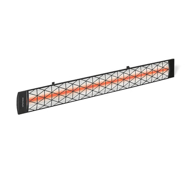 Infratech Motif Collection 39-Inch 2500W Single Element 240V Electric Infrared Patio Heater - Black W/ Contemporary Fascia - C2524BL1